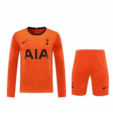Tottenham Hotspur FC Men Goalkeeper Long Sleeves Football Kit Orange