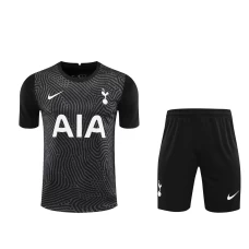 Tottenham Hotspur FC Men Goalkeeper Short Sleeves Football Kit Black