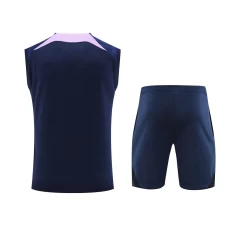 Tottenham Hotspur FC Men Vest Sleeveless Football Kit Dark Blue 2024